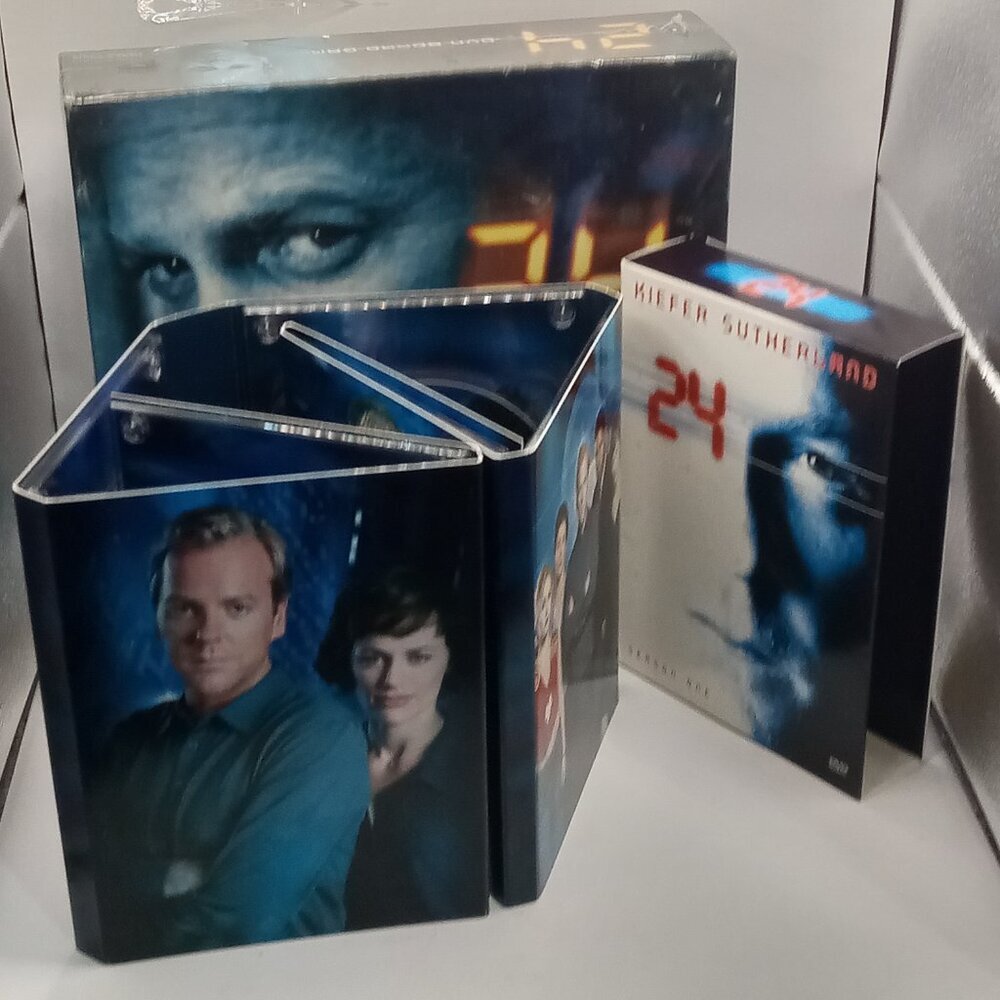 24 Kiefer SUTHERLAND Season 1 DVDs and NEW GAME Lot Spy Government CIA Thriller